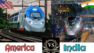 INDIAN RAILWAYS Vs AMERICAN RAILWAYS Comparison in 2023 || India Vs United States America