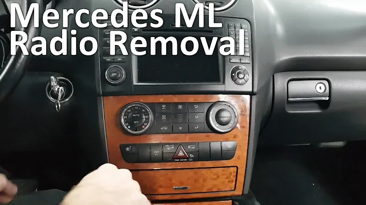 Mercedes-Benz ML (W164) Radio Removal
