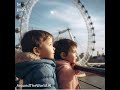 The London Eye, London, England. Behold the world through the lens of an AI!.