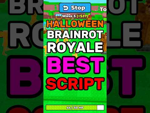 BRAINROT ROYALE SCRIPT With INSTANT KILL And FARM N1 Robloxscripts Brainrot