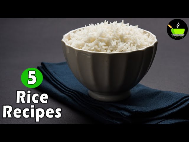 5 Easy And Quick Rice Recipes | Rice Recipe for Lunch Box | Lunch Box Recipe | Lunch Box Rice Recipe | She Cooks