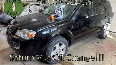 Copart Rebuild - ALL DONE - 2006 Saturn Vue Oil Change!!!