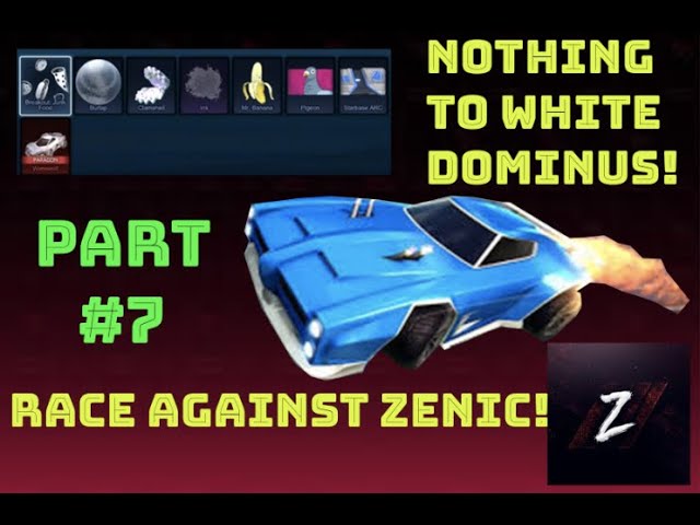 HOW TO MAKE PROFIT IN EVERY TRADE YOU MAKE!  NOTHING TO WHITE DOMINUS PART 7! ROCKET LEAGUE TRADING