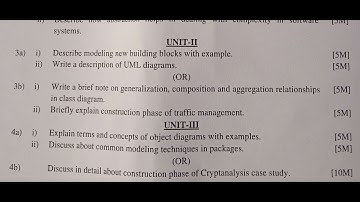 Object oriented analysis and design - set3- jntukr23 - 3rd btech 1st semester - autonomous - cse, it