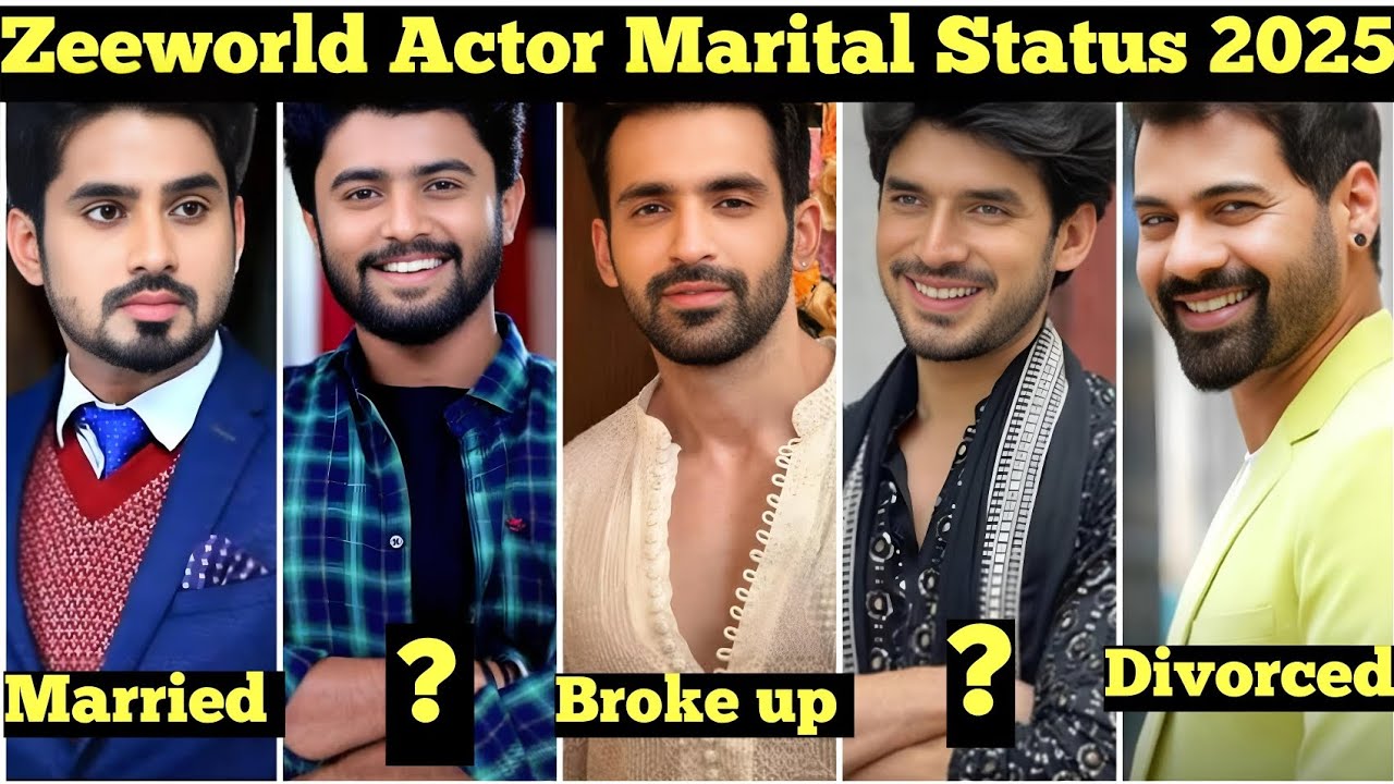 Топ-10 известных актеров Zeeworld: семейное положение на 2025 год.