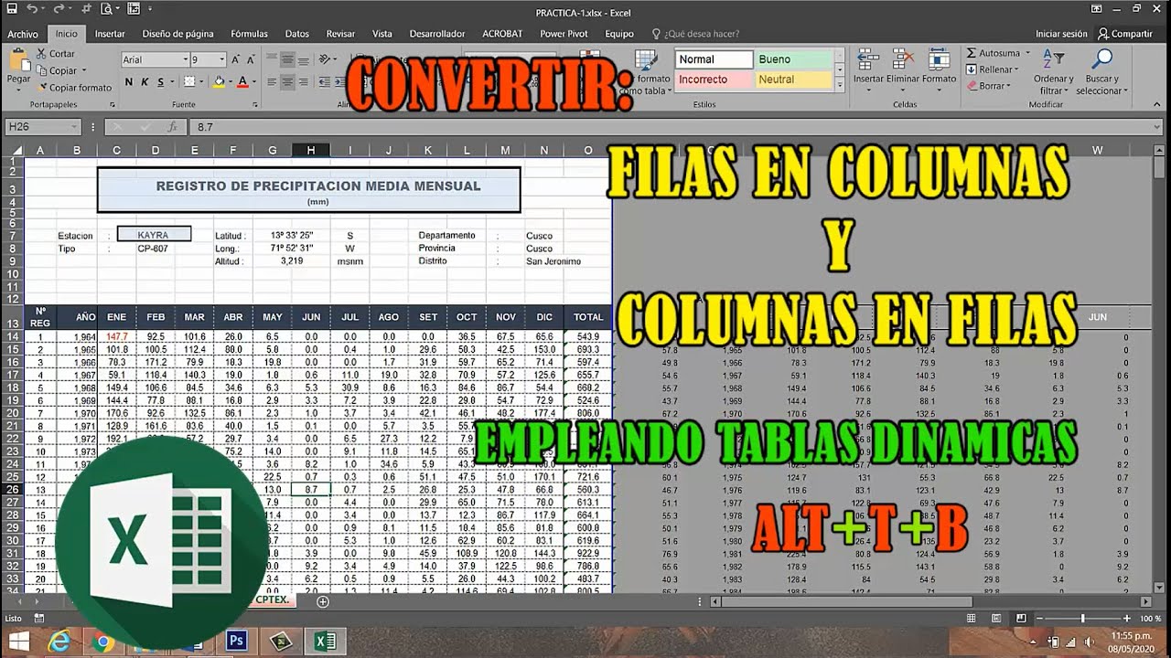 Convertir Filas En Columnas Y Columnas En Filas En Sql Server - www ...