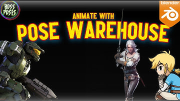 UNLOCK ANIMATION MAGIC WITH POSE WAREHOUSE! [NEW BLENDER ADDON]