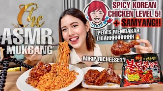WENDY'S KOREAN SPICY CHICKEN BARU MIRIP RICHEESE??!   SAMYANG MEMBAKAR LIDAH!!