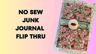 No Sew Junk Journal FlipThru