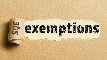 SQE exemptions