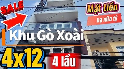 📣Bán Nhà Mặt Tiền Đường số 2a (sát Chợ Gò Xoài) Bình Tân (4×12 đúc 4lầu) Sát Tân Kỳ Tân Quý Tân Phú