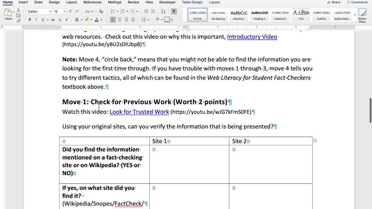 5.2 assignment website evaluation