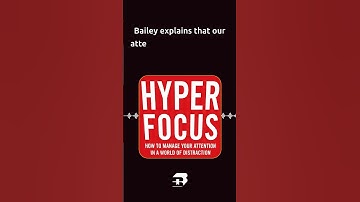 Hyperfocus by Chris Bailey. #hyperfocus #selfimprovement  #booksummary