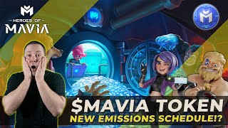 Heroes of Mavia, Token Emission Schedule Update