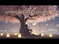 Spring Night Lo-Fi Jazz 🎷🌸 | 2 Hours Relaxing Sax Beats for Study, Sleep &amp; Chill #relaxingmusic