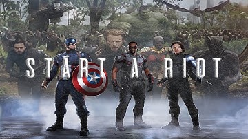 Steve + Sam + Bucky || Start A Riot