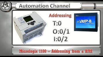 Micrologix 1100 (Part 3) Addressing from a Delta DOP B HMI