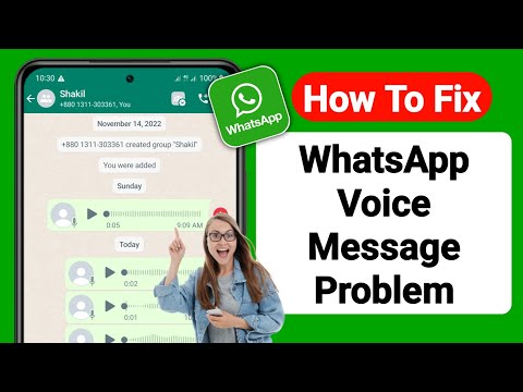 How To Fix WhatsApp Voice Message Problem (2023) | WhatsApp Voice Message Problem