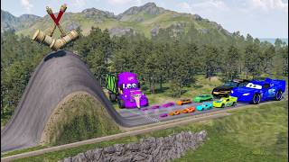 BIG vs SMALL EXTREME CHALLENGE! Giant Cars and Tiny Cars Race Through Impossible Obstacles
