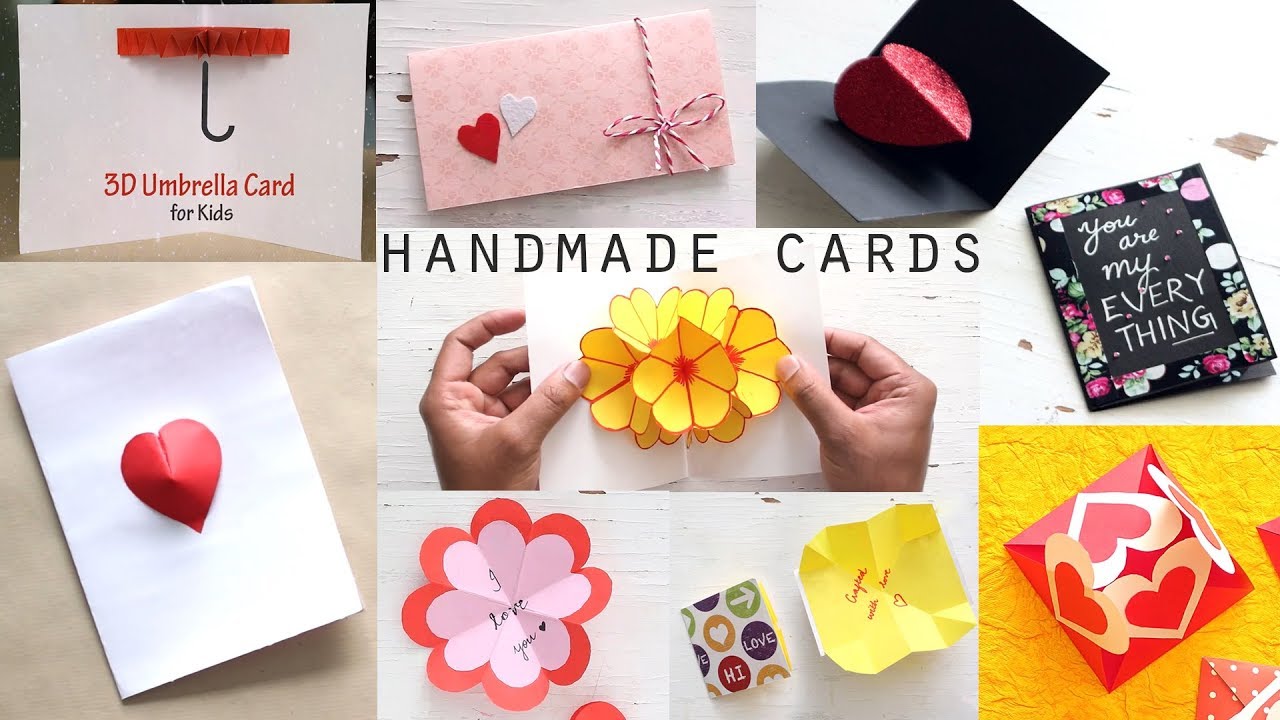 10 Stunning DIY Handmade Greeting Cards | Paper Craft Ideas - YouTube