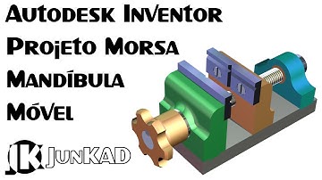 Projeto morsa - Autodesk Inventor - Mandíbula móvel
