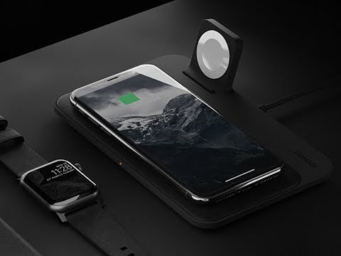 Беспроводное зарядное устройство Nomad Base Station Apple Watch Edition Black