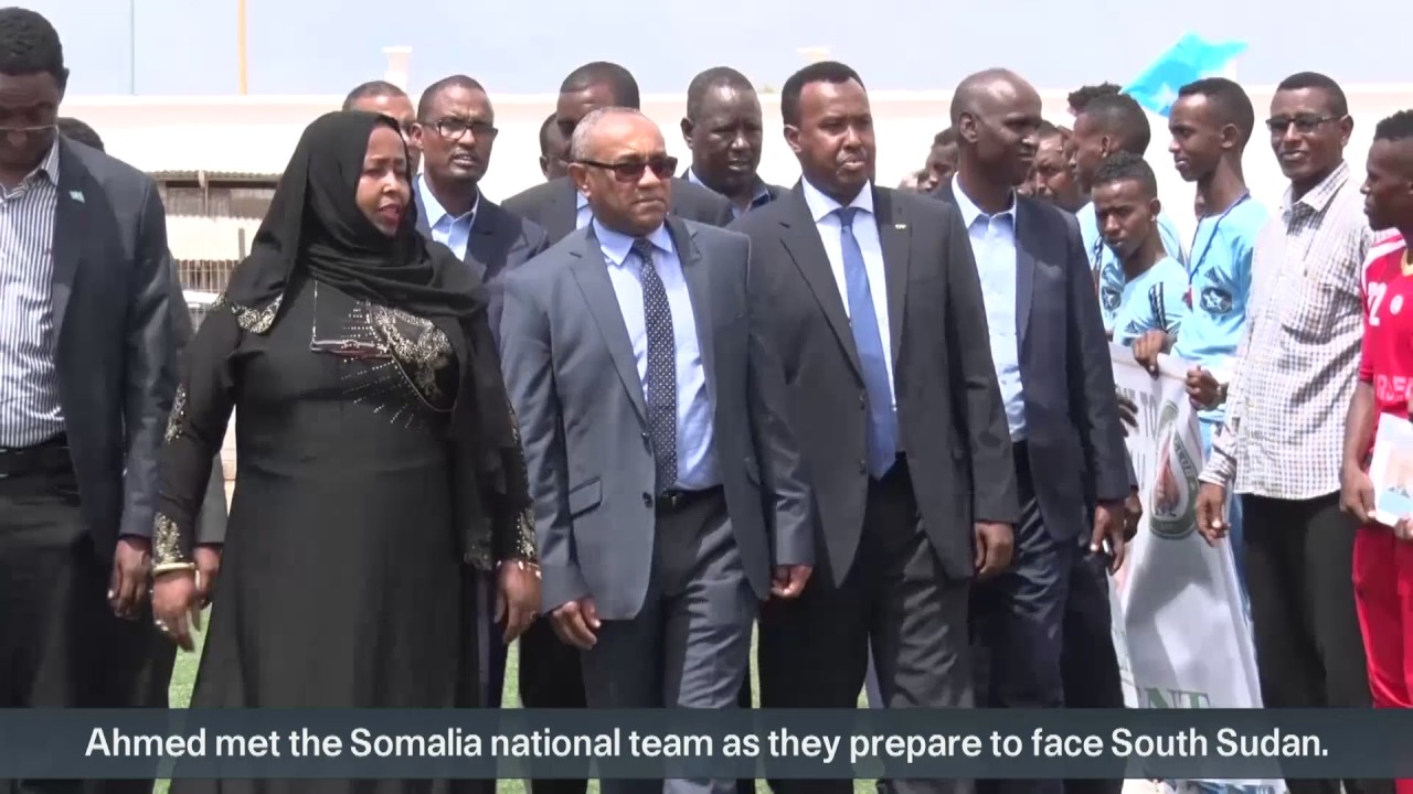 CAF president visits Somalia for first time