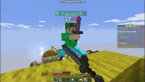 Kamel64 is hacking on bedwars uses reach and killaura