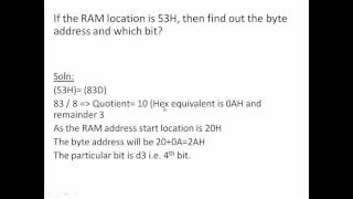 8051 Microcontroller Problems and solutions