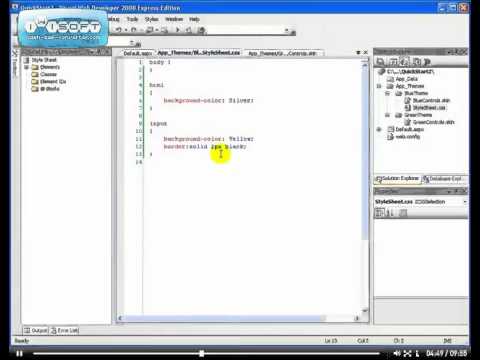 64 - How To Use CSS in ASP.NET - YouTube