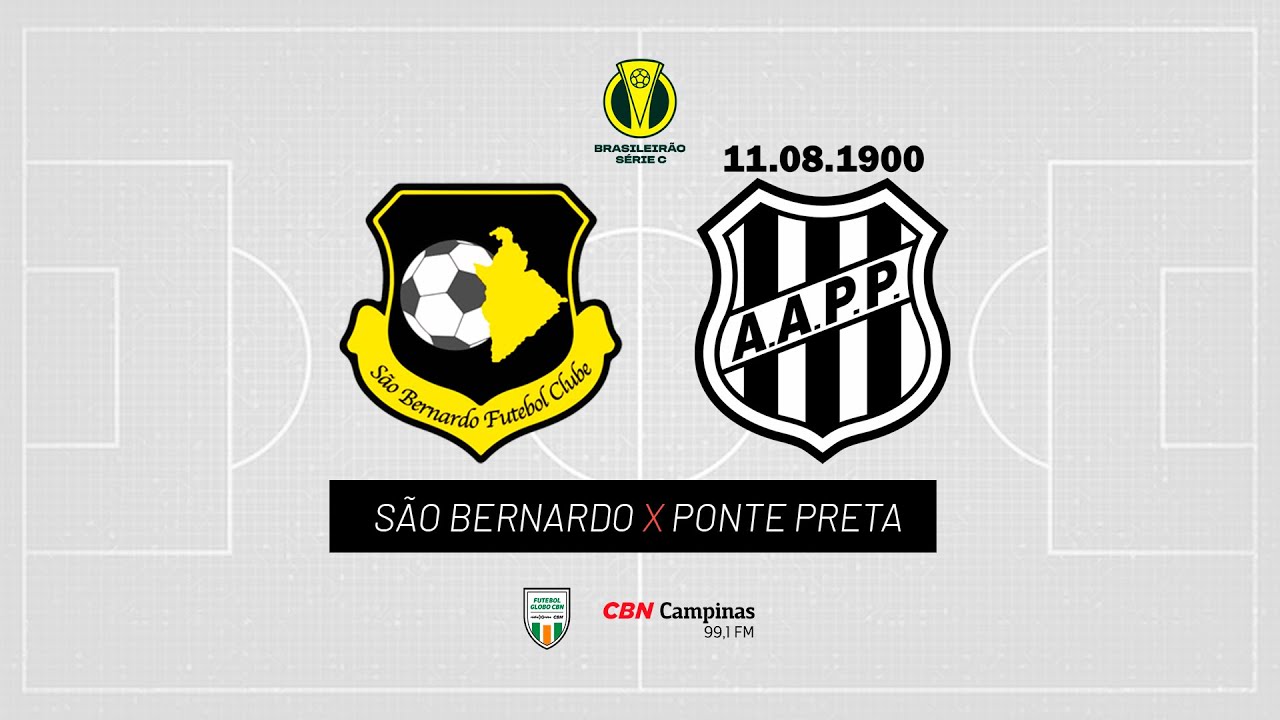 São Bernardo x Ponte Preta | Brasileirão - Série C | 12/07/2025 - YouTube