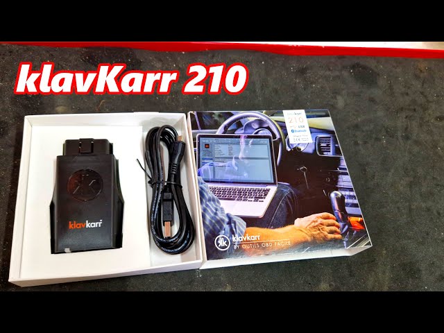 Klav Karr 210 OBD Diagnosegerät für USB und Bluetooth Test 