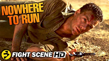 NOWHERE TO RUN | Fight Scene | JEAN CLAUDE VAN DAMME