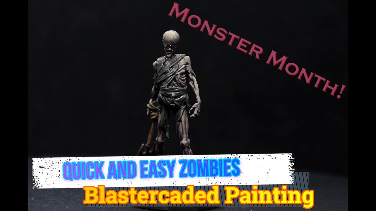 Painting Zombies Quick and Easy YouTube
