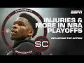 SGA CANNOT MISS 😱 + Anthony Edwards &amp; Donte DiVincenzo injuries in the NBA playoffs |  SportsCenter