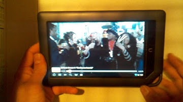 Nook Color CM7 running Netflix