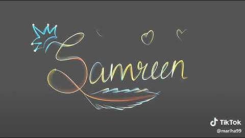SAMREEN NAME STATUS WITH BEAUTIFUL SONG MUST WATCH