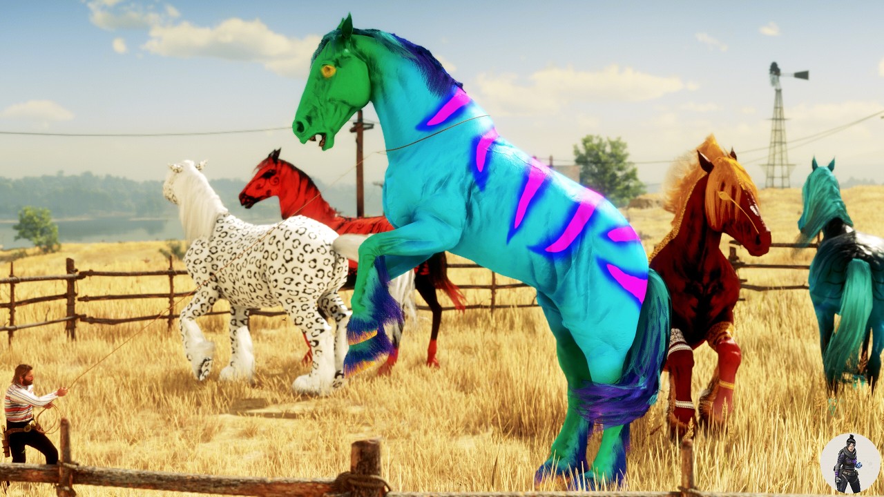 The Legendary Tamer | Arthur Tames Mystical Horses from Hidden Ranch and Sets Them Free 🌈🐎✨