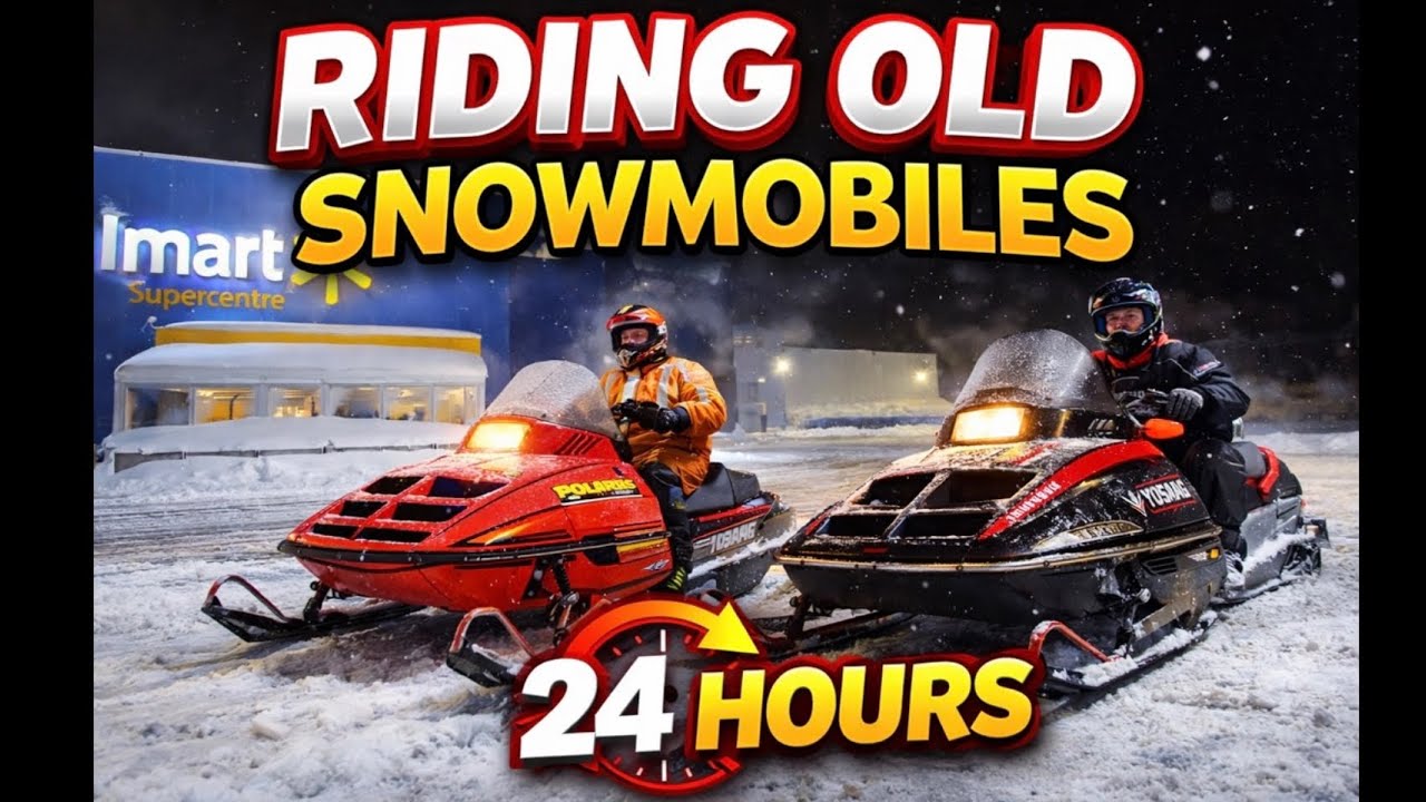 Riding 20 Year Old Snowmobiles for 24 Hours… (Part 1)