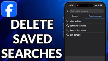 How To Delete Saved Searches On Facebook Marketplace