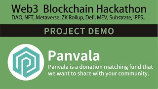 Project Demo- Panvala | DoraHacks GHS Web3 Blockchain Hackathon @ Austin
