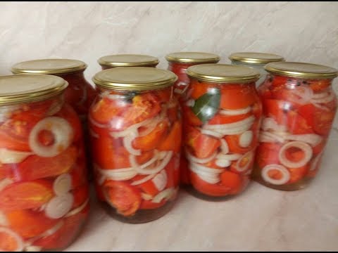 Как сделать помидоры с луком