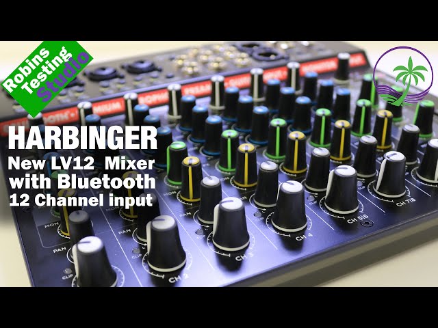 Features & Benefits of the Harbinger LV12 12-Channel Analog Mixer with  Bluetooth & FX 