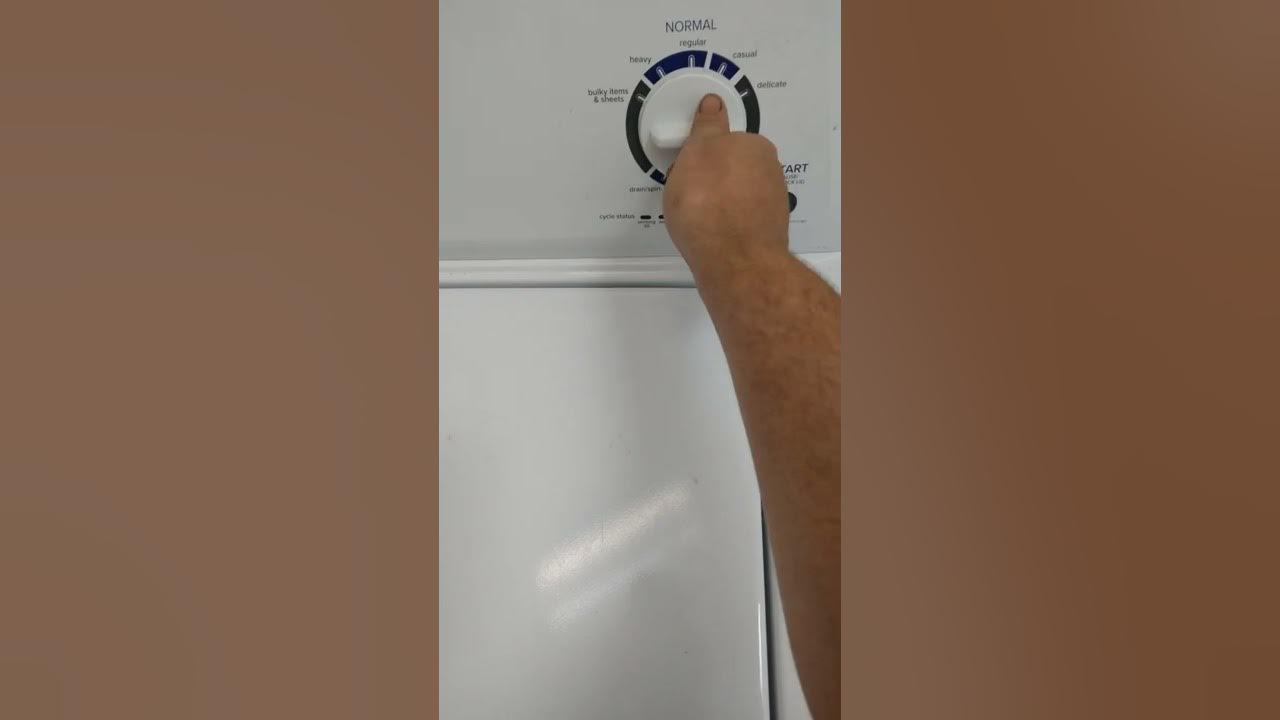 How to put Amana and Maytag washer in Diagnostic Mode. (Press start after selecting final spin