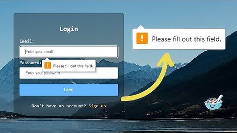REGISTRATION Form Validation || Email Validation [ HTML, CSS ] with Login/Sign Up Source Code