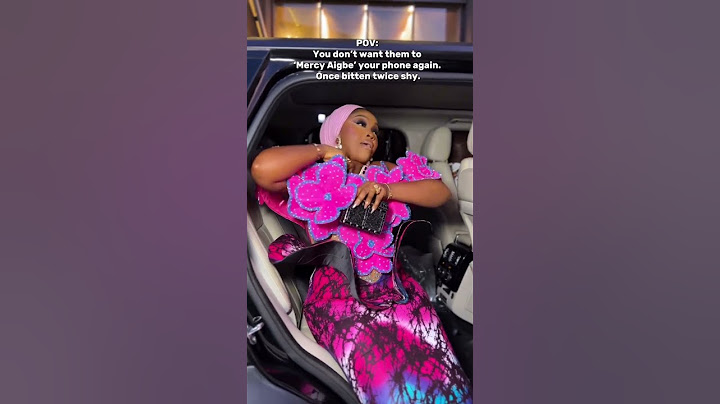 Mercy Aigbe Keep Her Phone Before Entry The Events