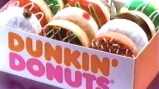 2 Dunkin' Donuts commercials from December, 2000