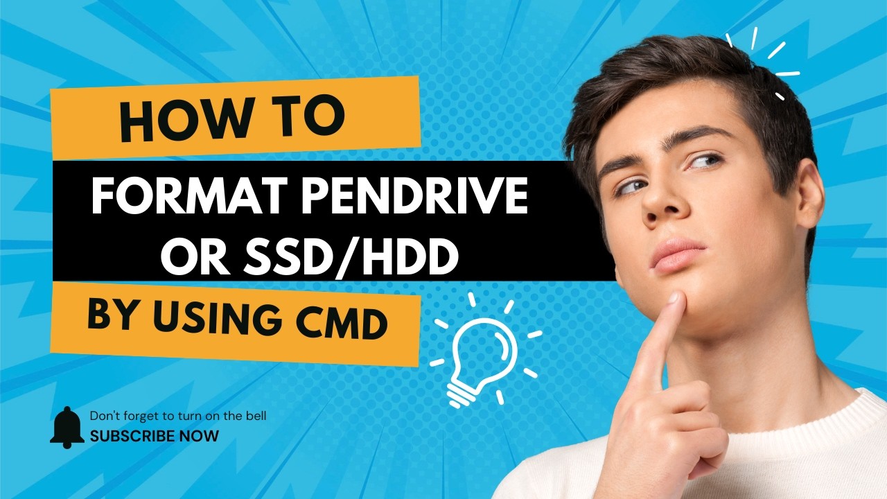 How to Format Pen Drive or Hard Disk Using CMD | Complete CMD Disk ...