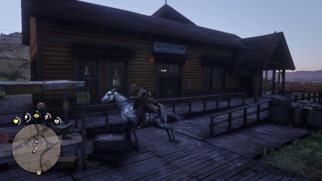 Red Dead 2 Pelt Stuck On Horse Red Dead Redemption 2 stuck horse at valentine station - YouTube