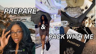 Vlog: Prepare to Travel + Pack With Me To South Africa ✈️| Thrifting, Planning & More